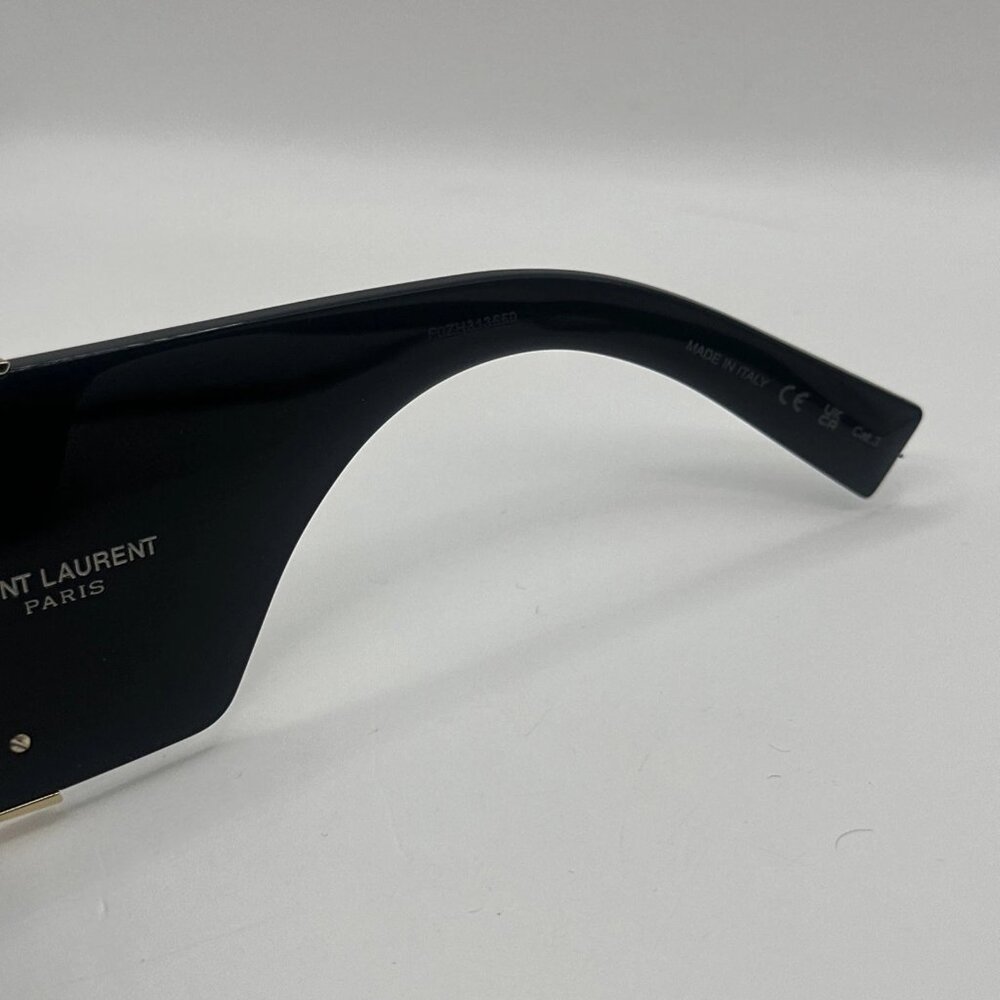 New Saint Laurent SL M119 BLAZE-001 Black Cat Eye Women's Sunglasses Fashion - Picture 5 of 7